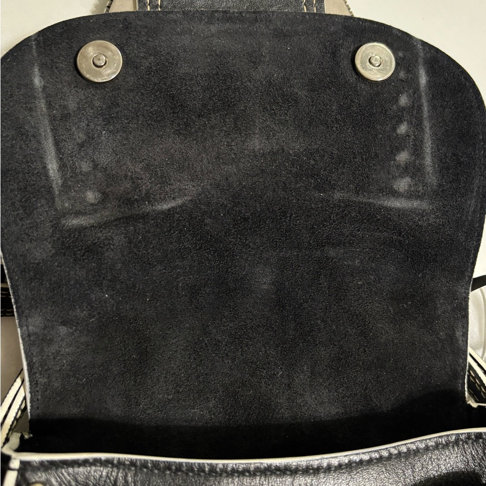 Miu Miu Dahlia Jeweled Buckle Studded Leather Crossbody Bag - Picture 9 of 10